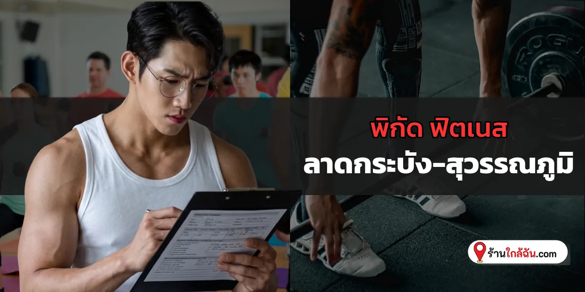 ตามรอย 8 ฟิตเนต เครื่องเล่นมาตรฐาน ลาดกระบัง-สุวรรณภูมิ ล่าสุด ไปเล่นกันเถอะ 2569