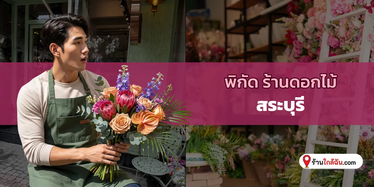 ปักหมุด 8 ร้านดอกไม้ ราคาดีคุ้มค่า สระบุรี เซฟเก็บไว้เลย 2569