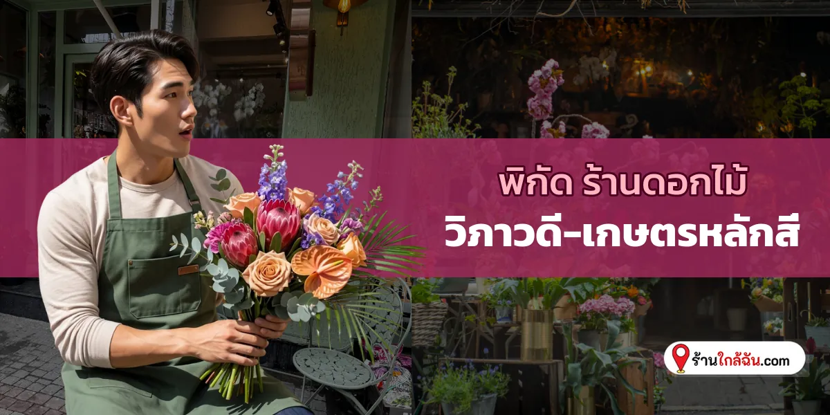 แจกพิกัดลับ 12 ร้านดอกไม้ มีสไตล์ วิภาวดี-เกษตรหลักสี่ ฉบับปรับปรุงใหม่ สั่งด่วนเลย 2569