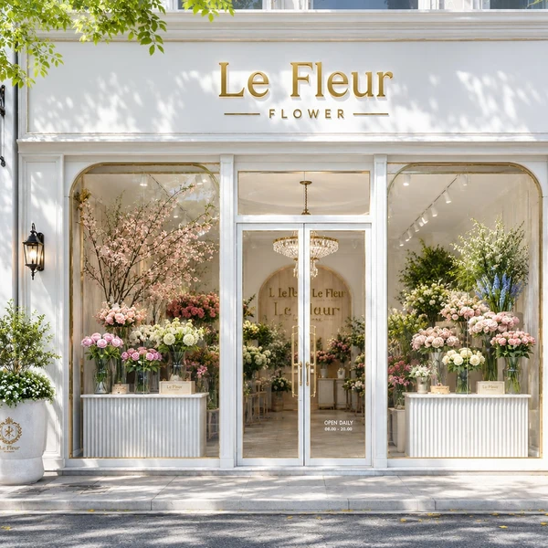 Le Fleur Flower ร้านช่อดอกไม้หรู สไตล์ฝรั่งเศส ร้านช่อดอกไม้ใกล้ฉัน