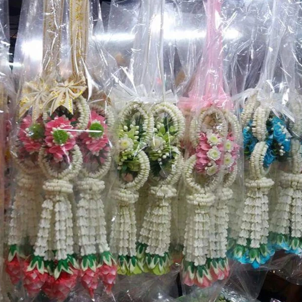 พวงมาลัย ดอกไม้สดปลีก-ส่ง